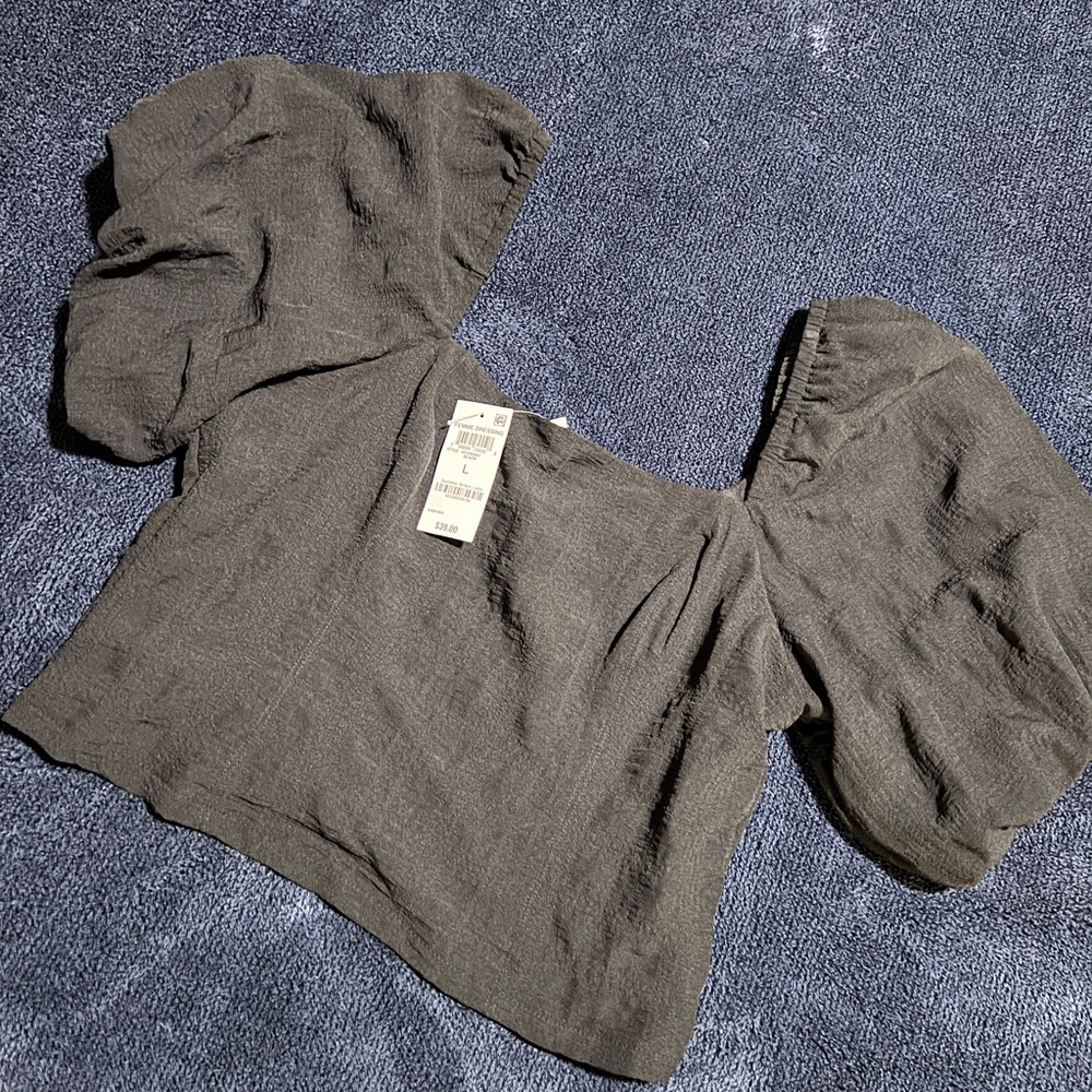 Femme Dressing Black Crop Top